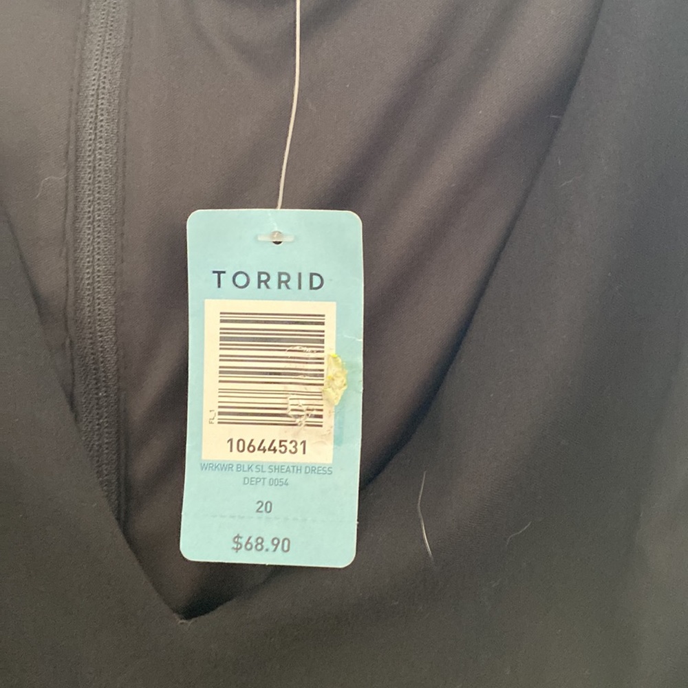 Torrid dress black. size 20 never worn. asking $20 - Picture 2 of 4